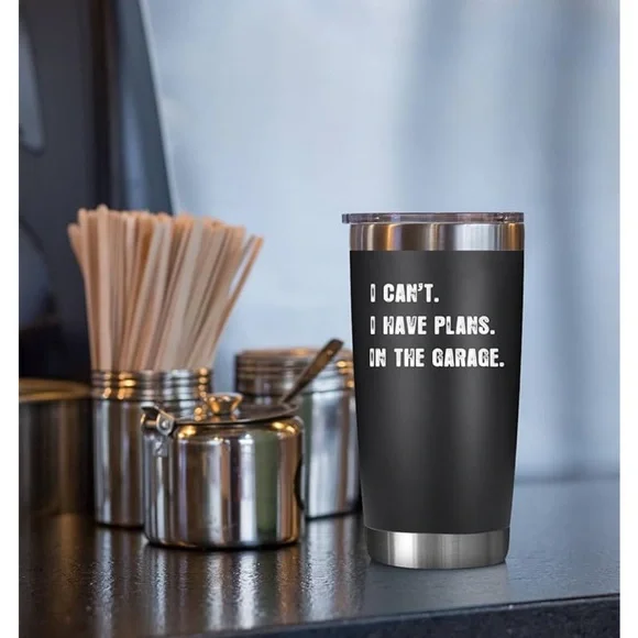 Guy Gifts Insulated Tumbler 20 oz “I can’t” - Picture 5 of 6